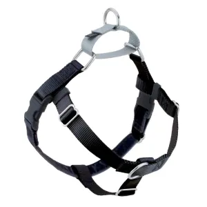 2 Hounds Design Black Freedom No-Pull 5/8" Small Dog Harness