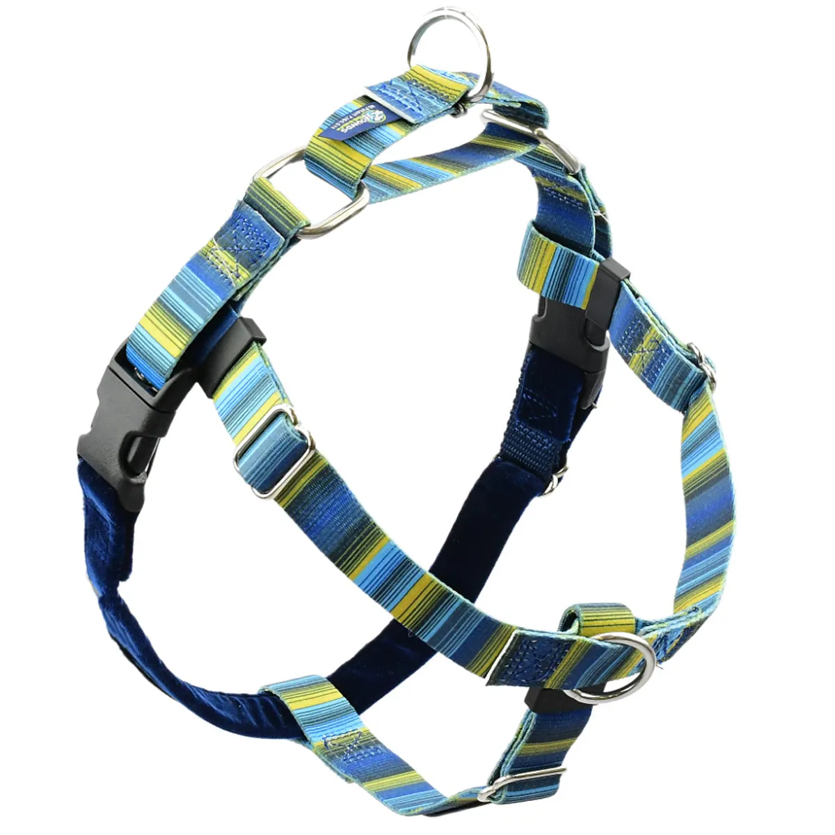 2 Hounds Design Clyde Freedom No-Pull Dog Harness EarthStyle 1" Large 28"-32"