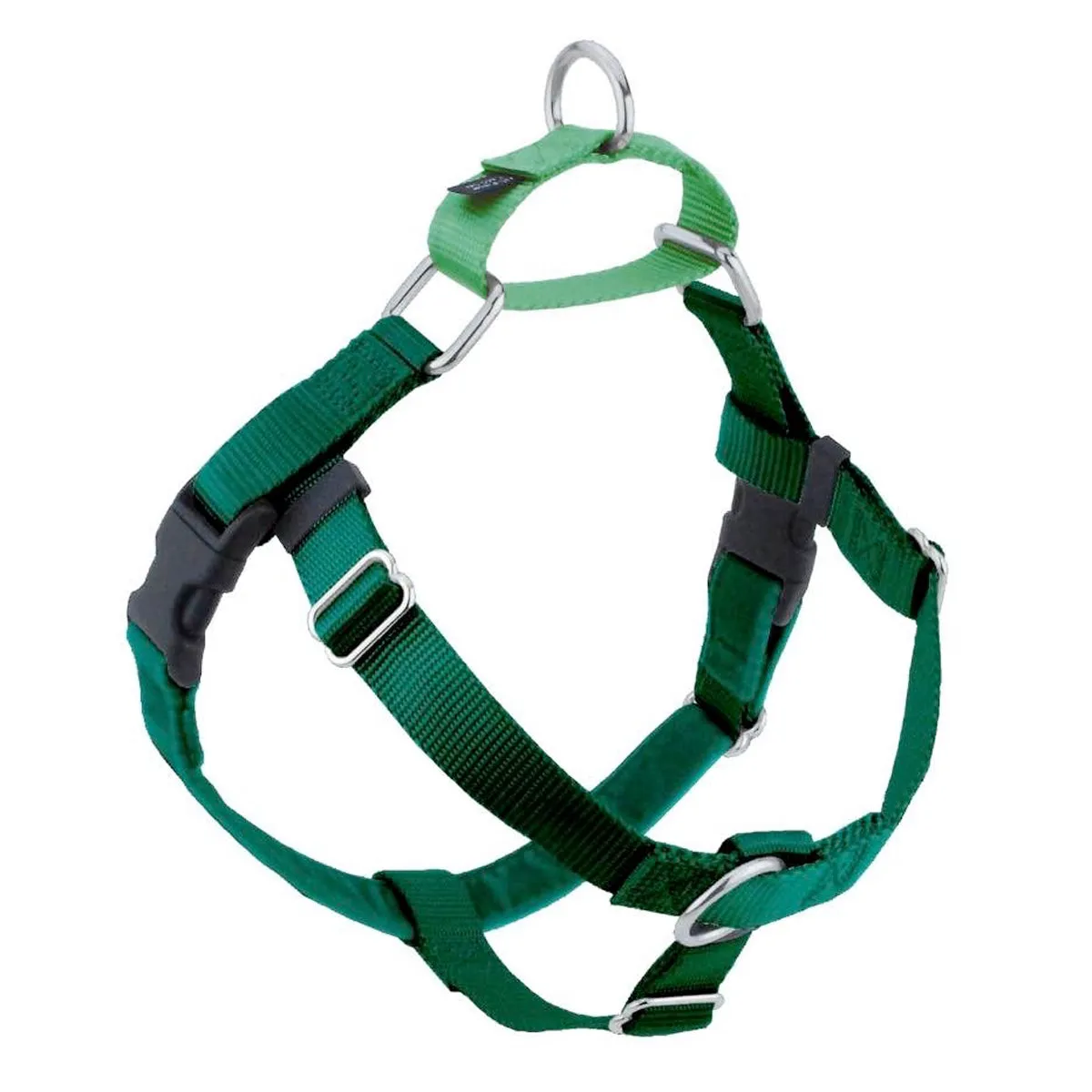 2 Hounds Design Freedom No-Pull Harness 1" Medium Kelly Green