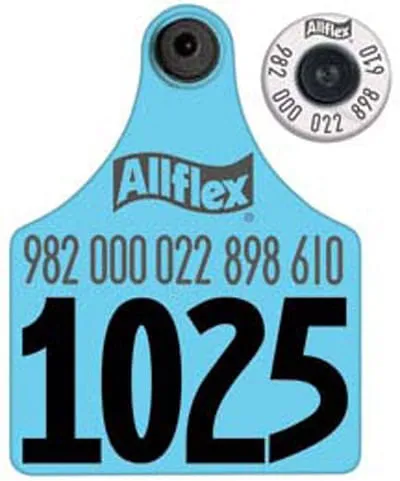 Allflex Blank EID & Maxi Cattle Ear Tag Sets, pkg of 50