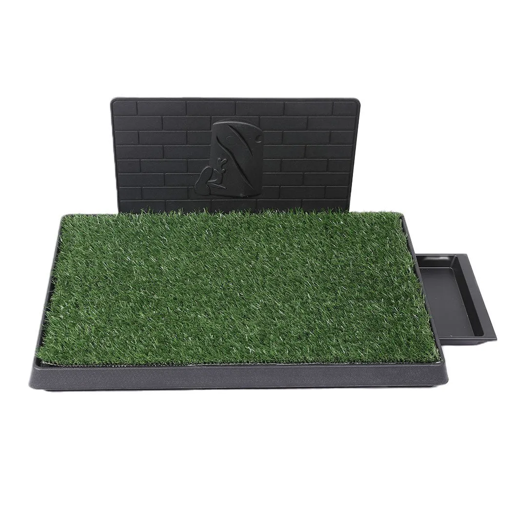 Artificial Grass Puppy Training Potty With Splash Proof Wall