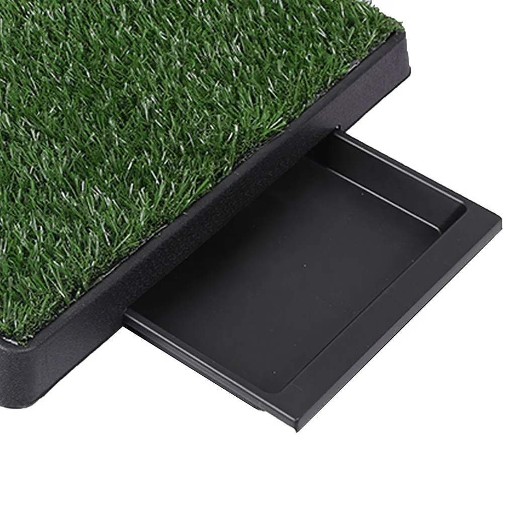 Artificial Grass Puppy Training Potty With Splash Proof Wall