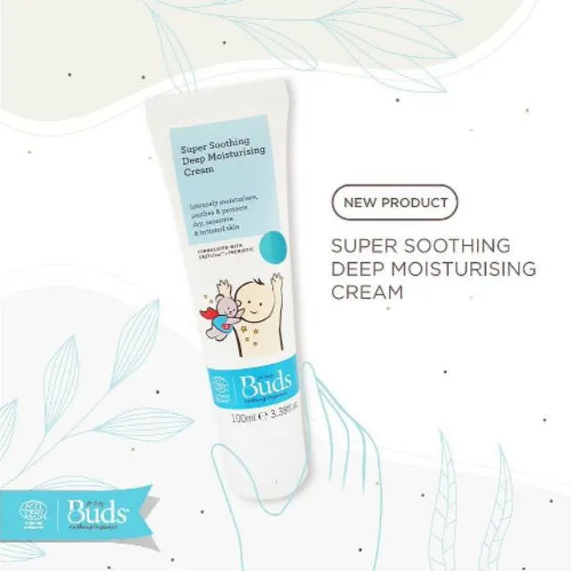 Buds Soothing Organics- Super Soothing Deep Moisturising Cream 100ml