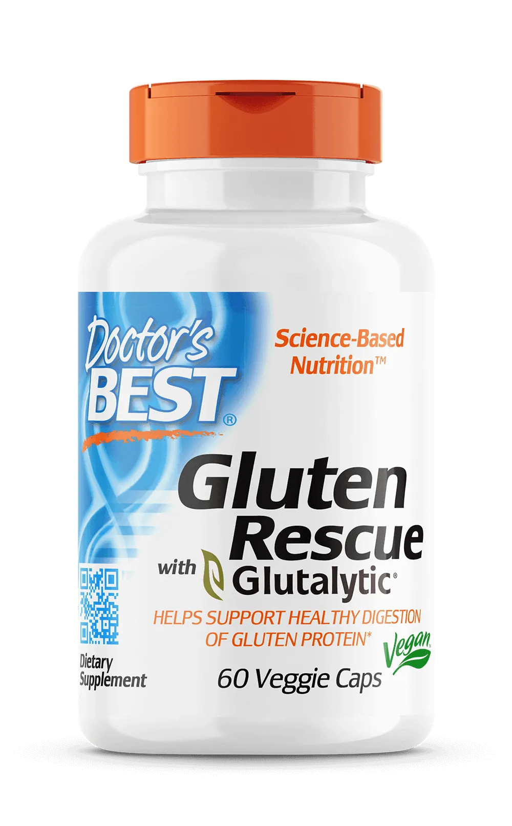 Doctor's Best Gluten Rescue with Glutalytic, 60 vcaps