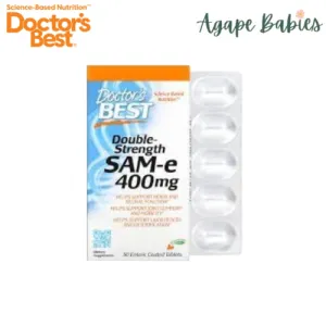 Doctor's Best SAM-e, Double-Strength 400mg, 30 tabs