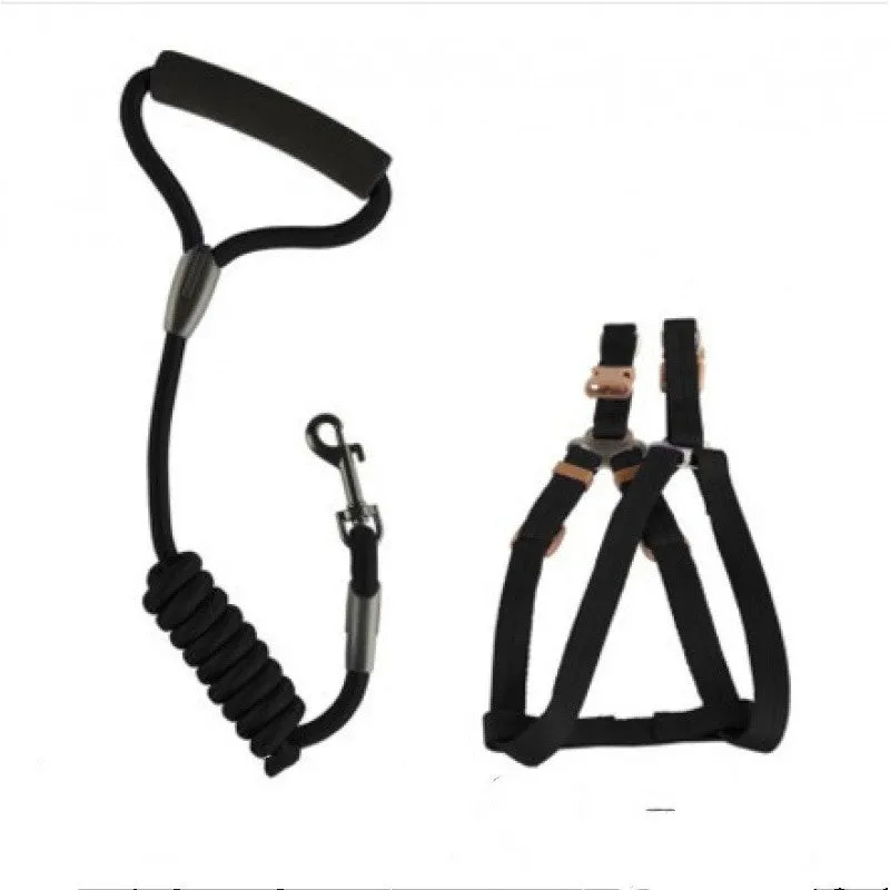 Dog Chain Leash with Chest Strap