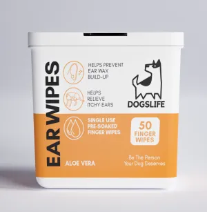 DOGSLIFE Dog Ear Cleaner Wipes