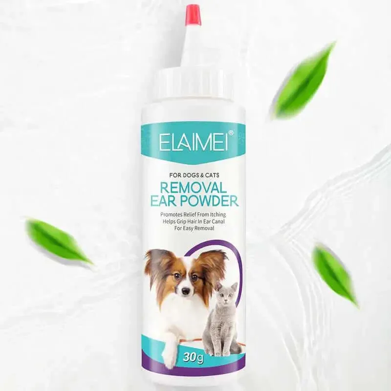 Ear Powder Pet Ear Cleaner Pet Ear Hair Removing Powder Healthy Care