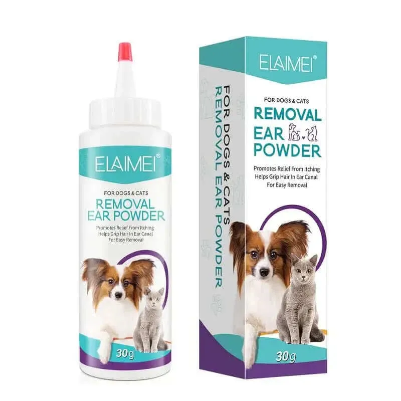 Ear Powder Pet Ear Cleaner Pet Ear Hair Removing Powder Healthy Care