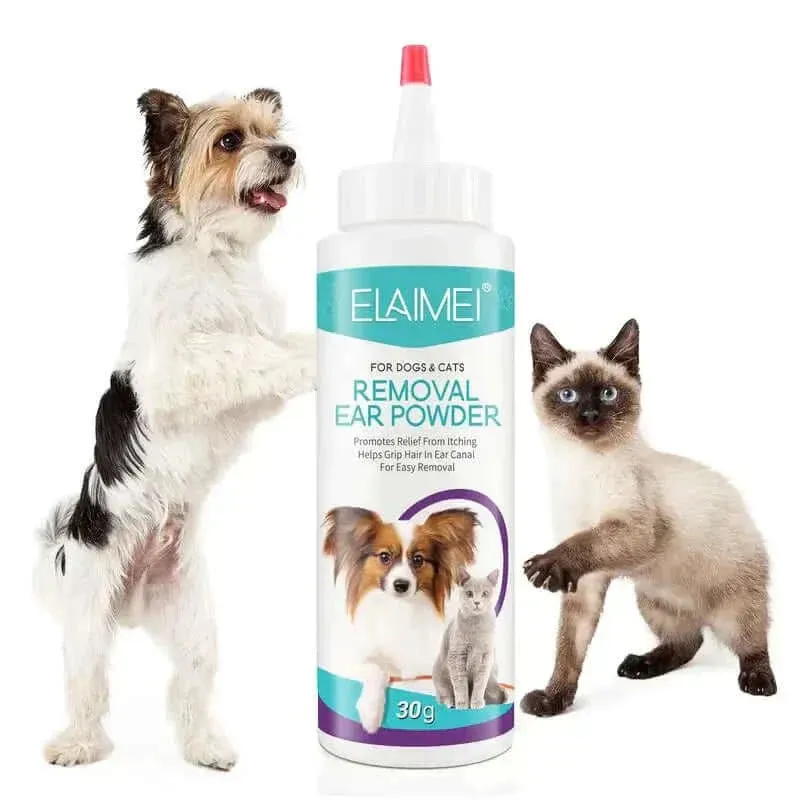 Ear Powder Pet Ear Cleaner Pet Ear Hair Removing Powder Healthy Care