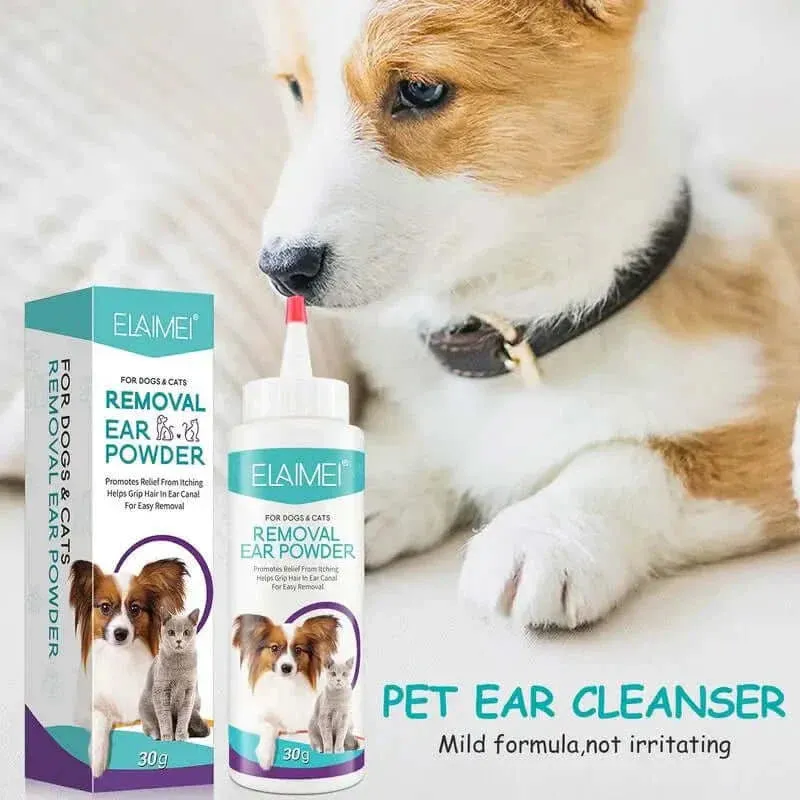 Ear Powder Pet Ear Cleaner Pet Ear Hair Removing Powder Healthy Care