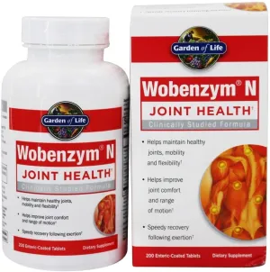 Garden of Life Wobenzym N 200 Tablets