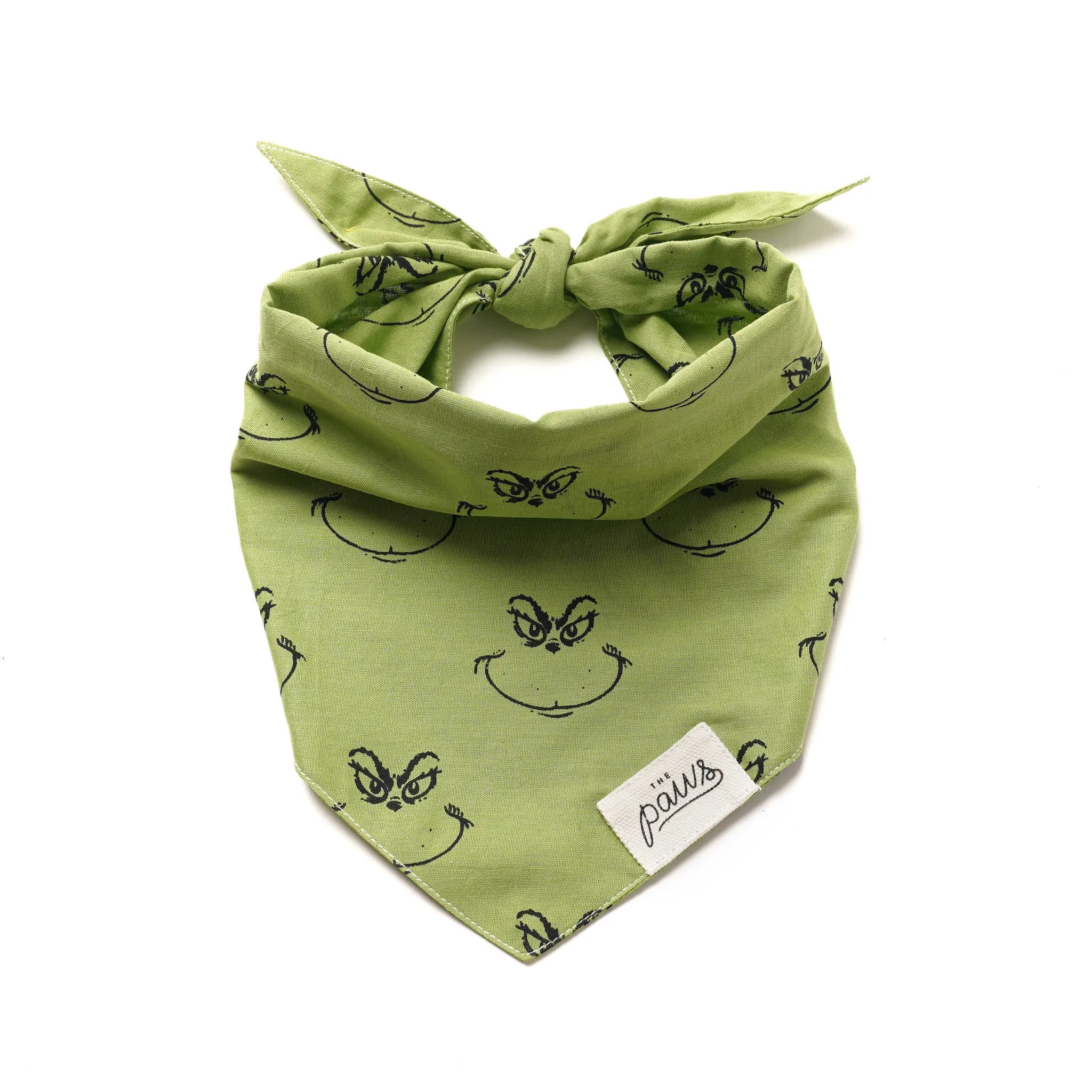 Grinch Dog Bandana