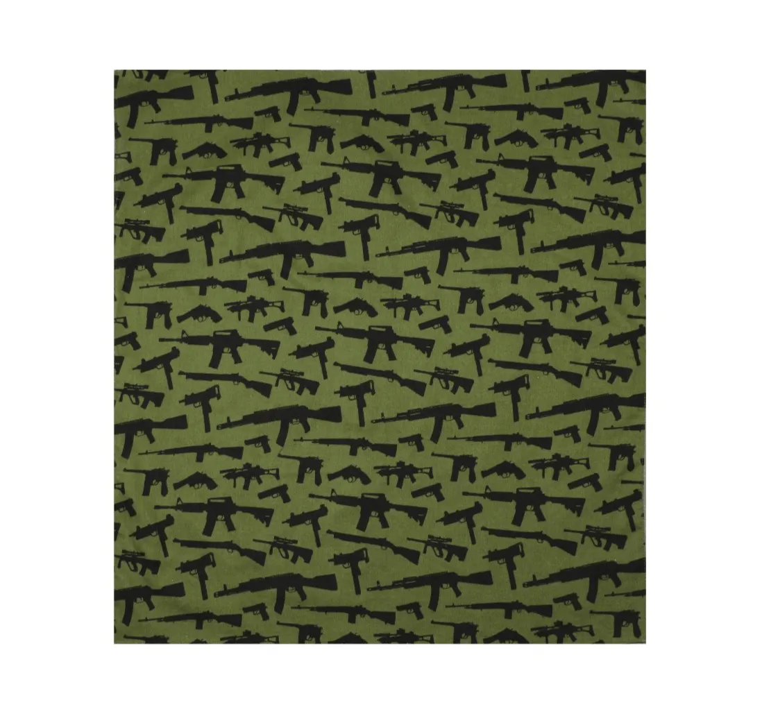 Gun Pattern Bandana