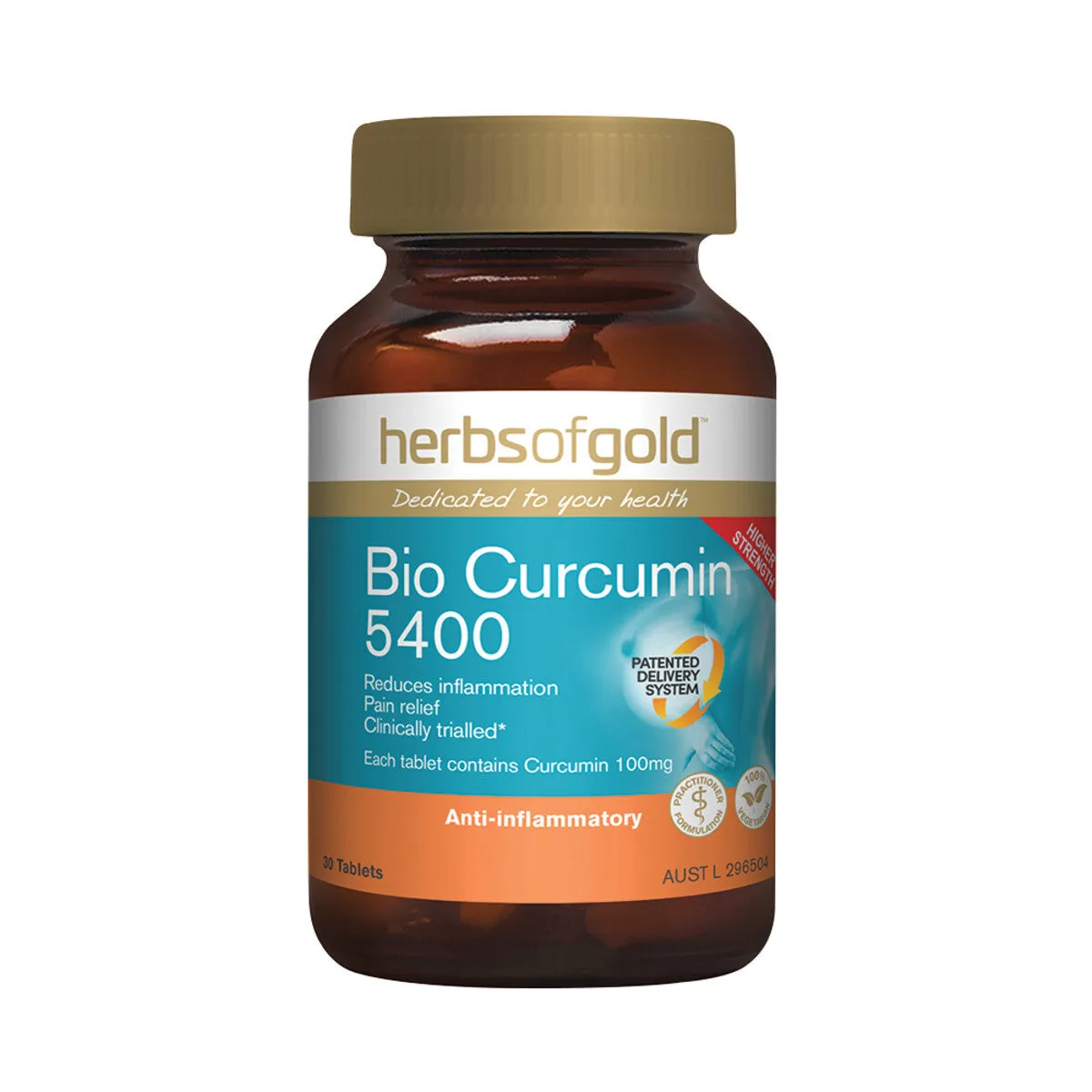 Herbs Of Gold Bio Curcumin 5400 Tablet 30