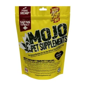 Mojo Hemp Pet Supplement Beef Treats