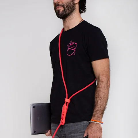 Neon Coral | Hands-Free Leash