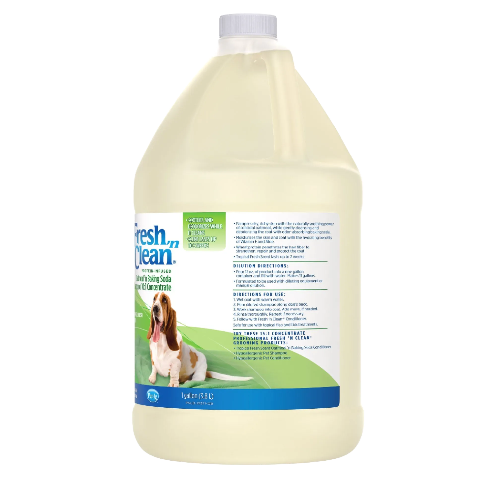 Oatmeal ’n Baking Soda Shampoo Tropical Scent 10:1 Concentrate Gallon by Fresh 'n Clean