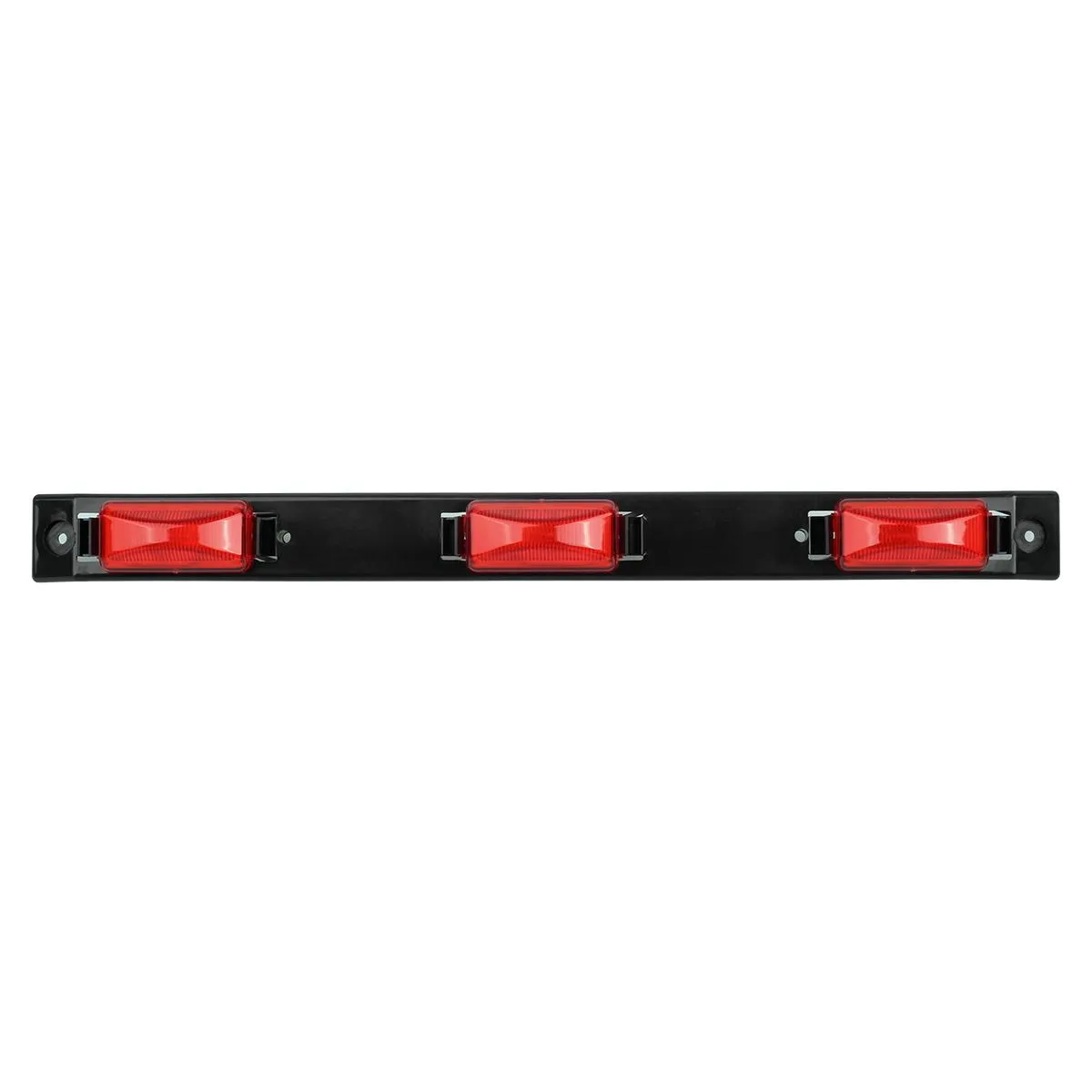 Partsam 17inch Inch Red Truck Trailer Identification Light Bar 3-Light Waterproof Sealed Led Trailer Light Bar 12V Replacement for F150 F250 F350 RAM 1500 2500 3500 Silverado Sierra