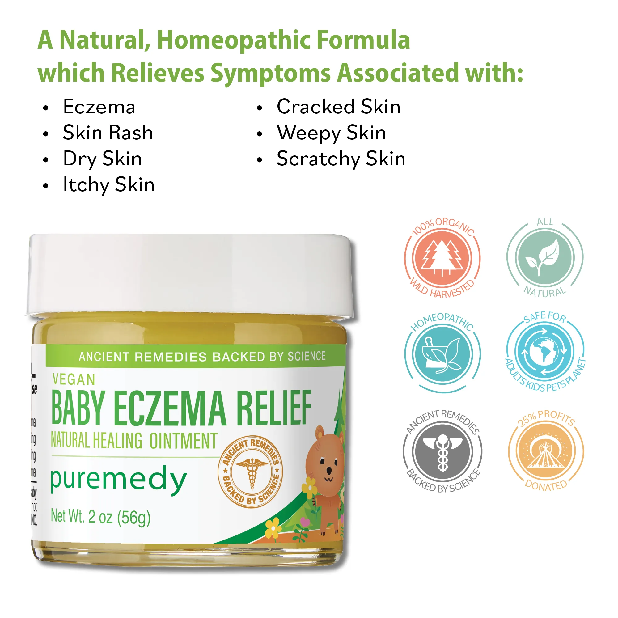 Puremedy Baby Eczema Relief All, 2 Ounce