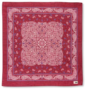 Red Paisley Bandana - 5613