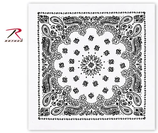 Rothco Trainmen Paisley Bandana - 22" X 22"