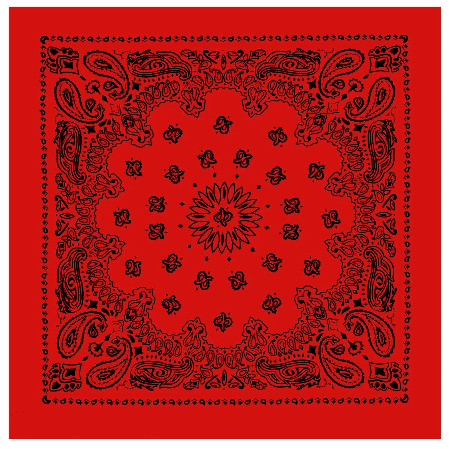 Rothco Trainmen Paisley Bandana - 22" X 22"