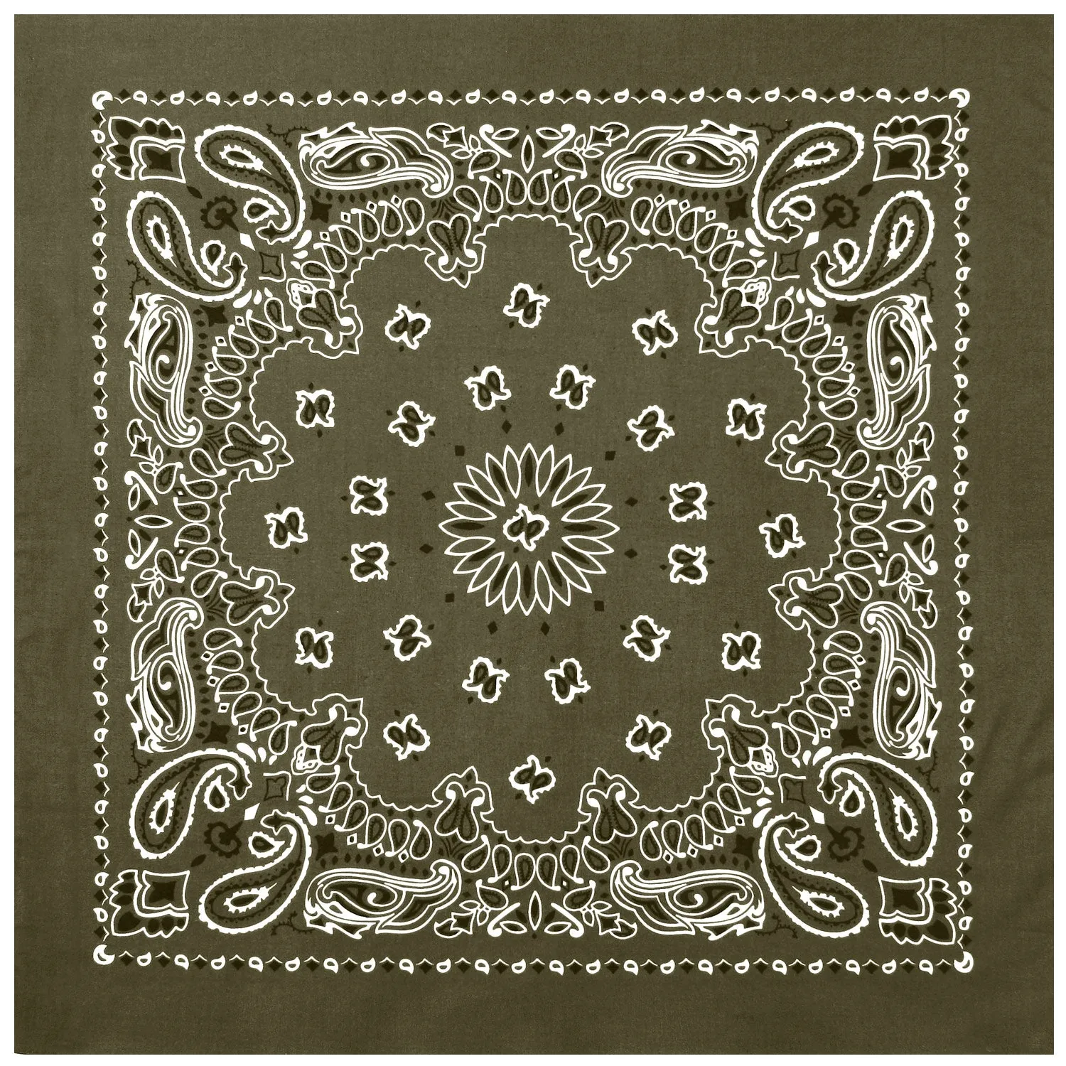 Rothco Trainmen Paisley Bandana - 22" X 22"