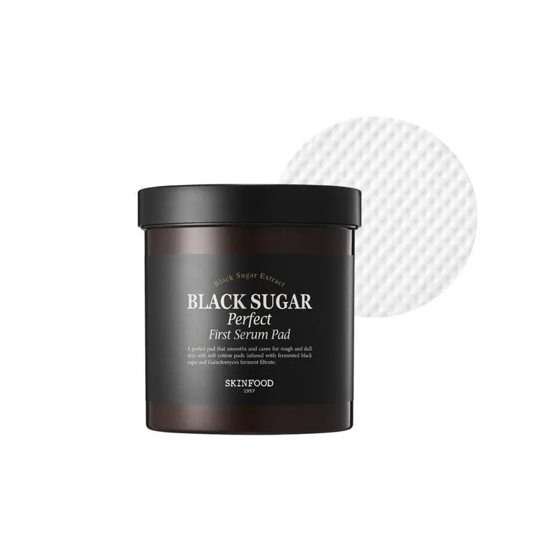 [SKINFOOD] Black Sugar Perfect First Serum Pad 250g 60EA