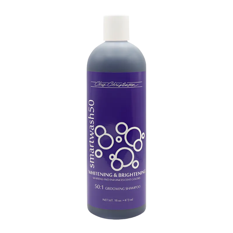 Smart Wash50 Whitening & Brightening Grooming Shampoo 16oz by Chris Christensen