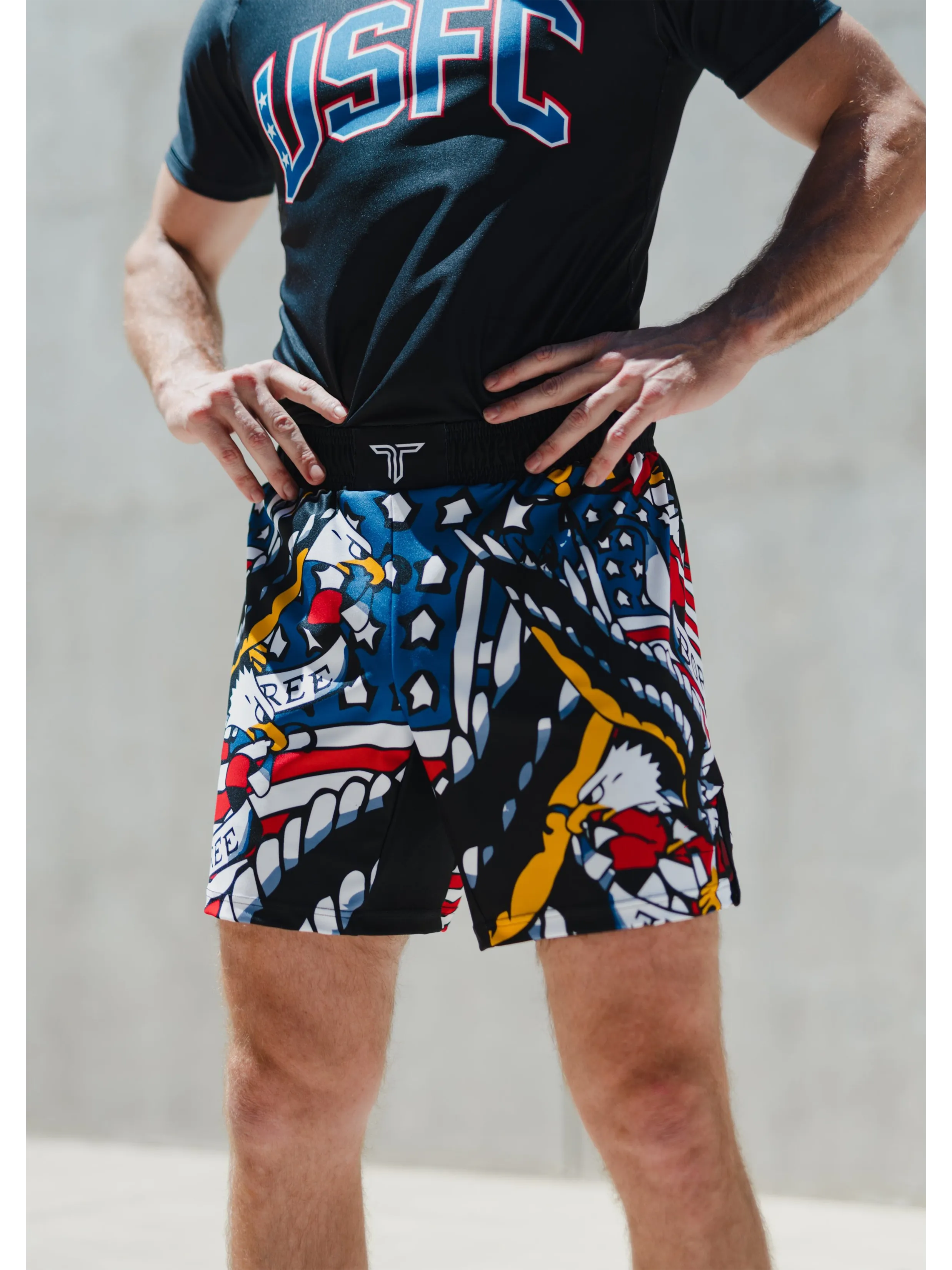 Star Spangled Fight Shorts (5"&7“ Inseam)