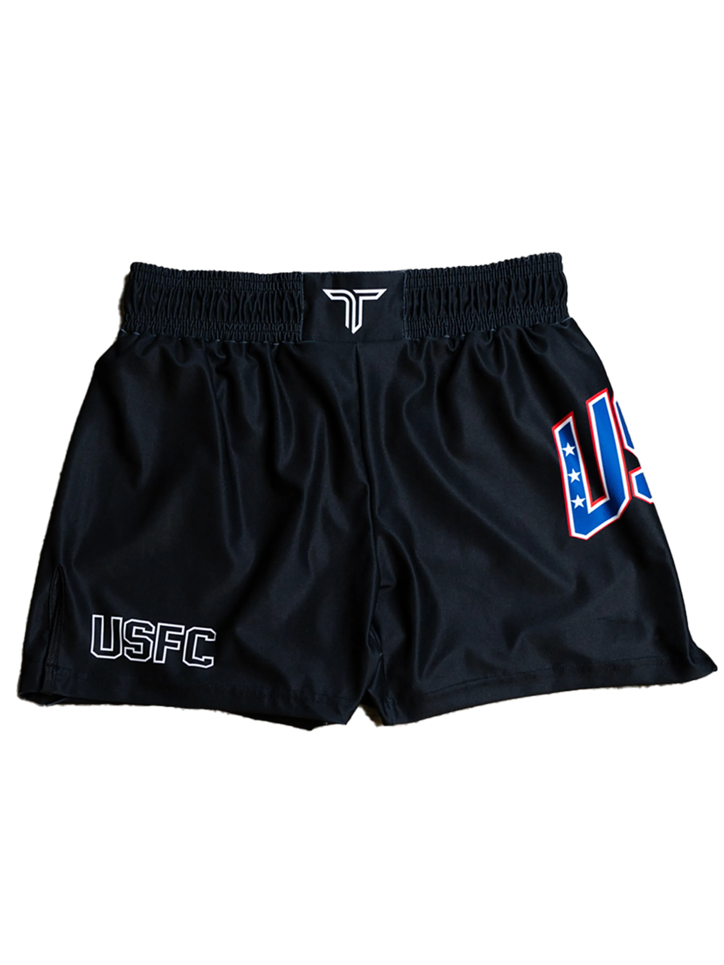 US Fight Club Fight Shorts (5"&7“ Inseam) - Black