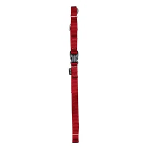 Zeus Deep Red 1.2m Nylon Leash - Available in 4 Sizes