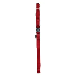 Zeus Nylon Leash - Deep Red - Small - 1.2 m (4 ft)