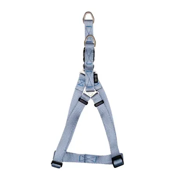 Zeus Nylon Step-In Dog Harness - Baby Blue - Medium - 1.5 cm x 44 cm-55 cm (1-2in x 17in-22in)