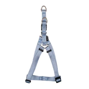 Zeus Nylon Step-In Dog Harness - Baby Blue - Medium - 1.5 cm x 44 cm-55 cm (1-2in x 17in-22in)