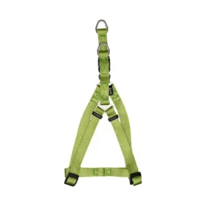 Zeus Nylon Step-In Dog Harness - Olive - Medium - 1.5 cm x 44 cm-55 cm (1-2in x 17in-22in)