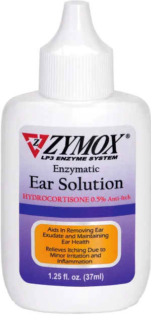 ZYMOX Enzymatic Ear Solution with 0.5% Hydrocortisone 1.25oz